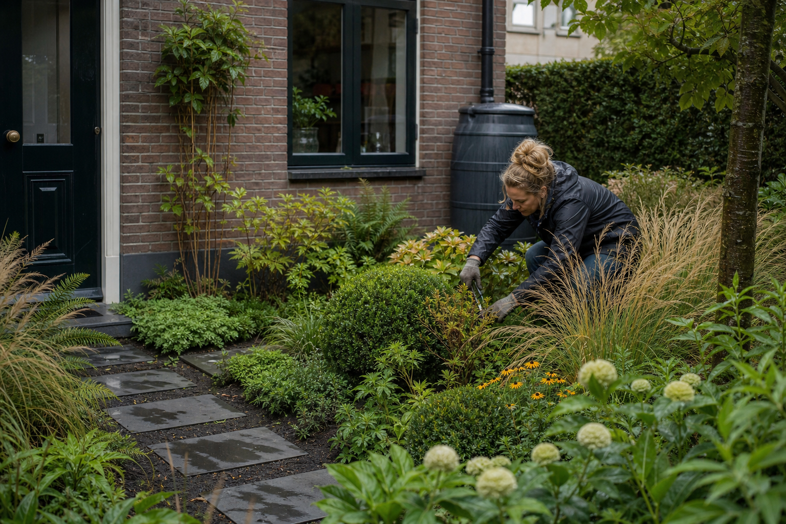 Illustratie bij een regenjas die lekt: test buitenstof, naden en membraan